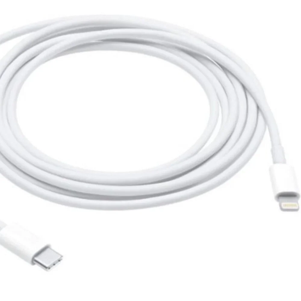 Apple - 6.6' USB Type C-to-Lightning Charging Cable - White